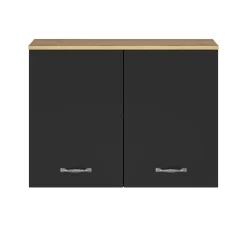 Oberschrank Küche Manchester | 80 x 32 x 60 cm | Helvezia Oak Design