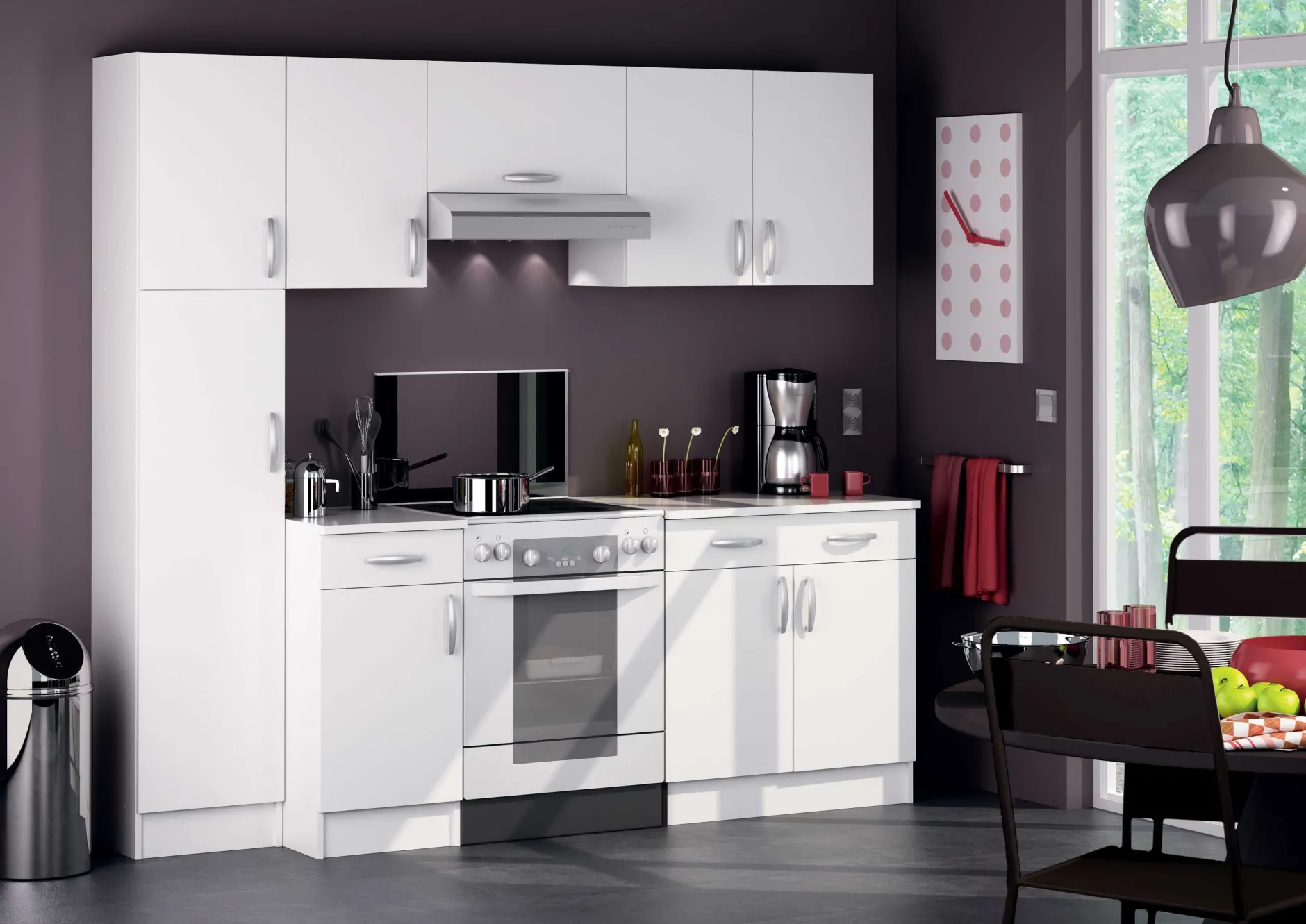Oberschrank Küche Nova | 100 x 28 x 60 cm | Weiß