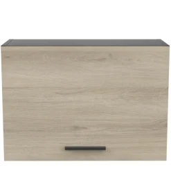 Oberschrank Romanie 60 cm 1 Flügeltür-Kronberg Eiche/Mattschwarz