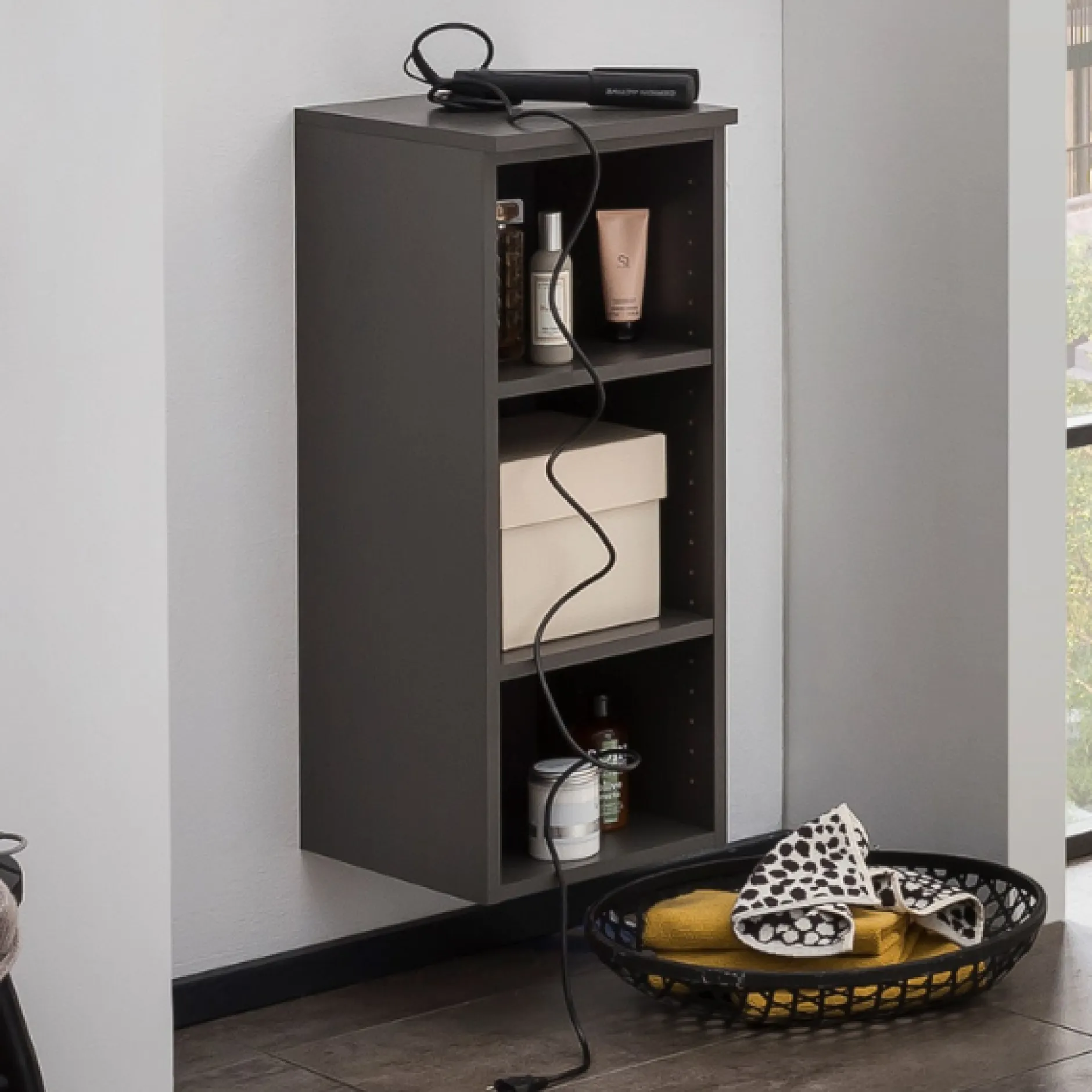 Offener Schrank Karan 30x35x79cm - anthrazit
