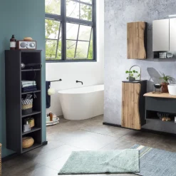 Offener Schrank Karan 30x35x130cm - anthrazit