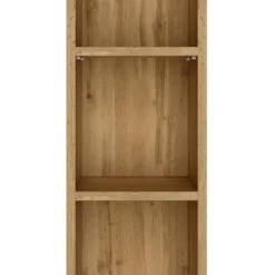 Offener Säulenschrank Malvo 25cm 5 Fachböden - Eiche