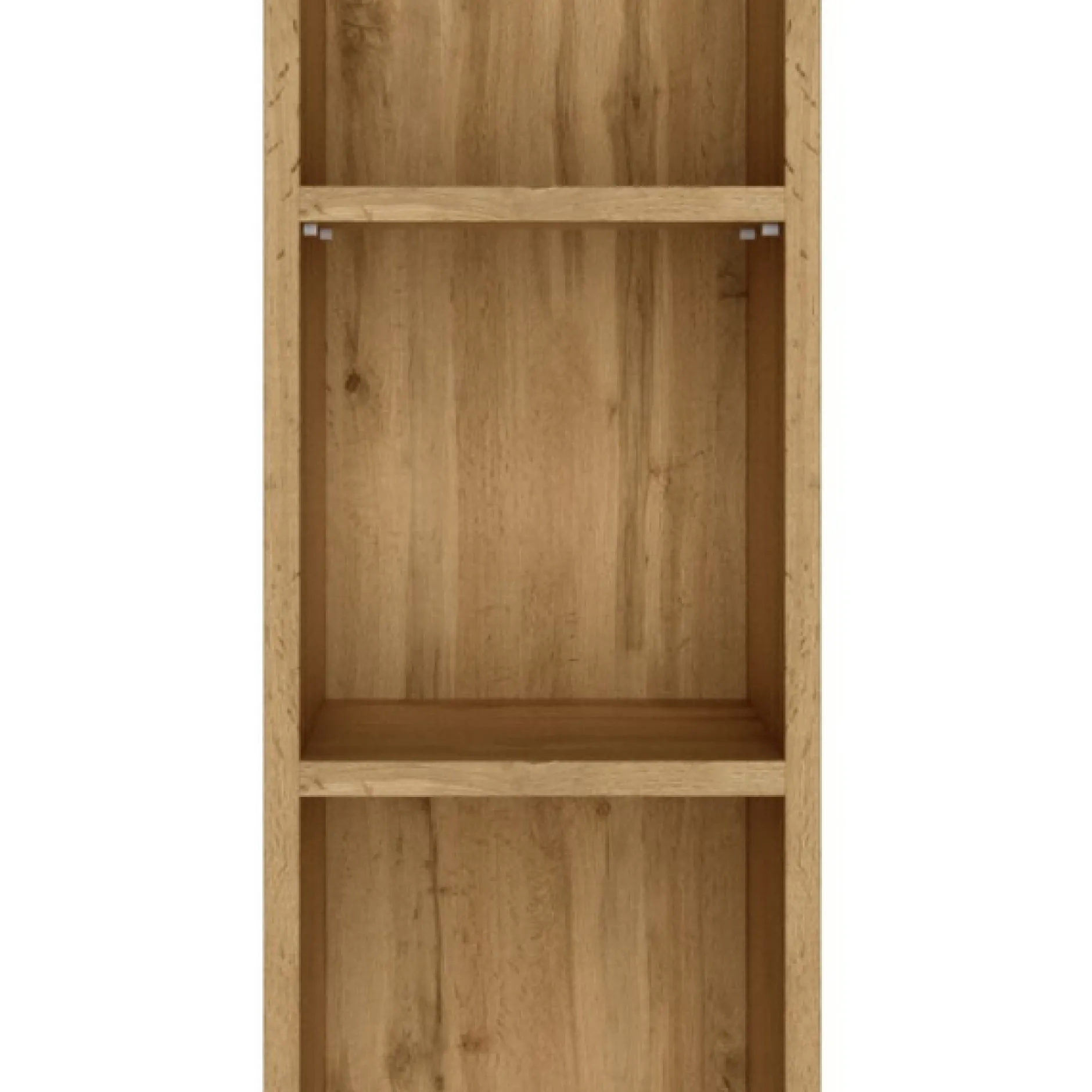 Offener Säulenschrank Malvo 25cm 5 Fachböden - Eiche
