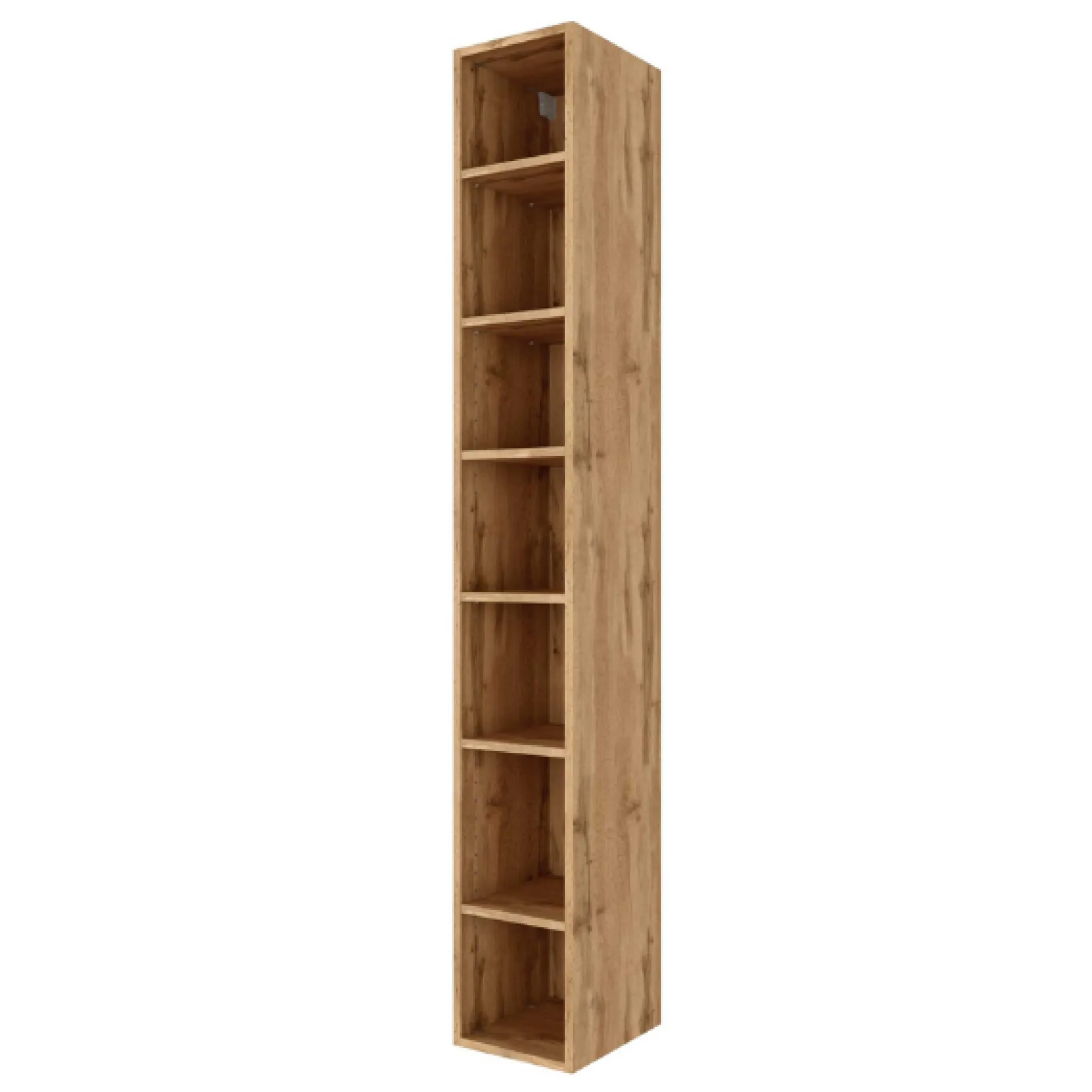 Offener Säulenschrank Sefa hoch 25cm - wotan Eiche