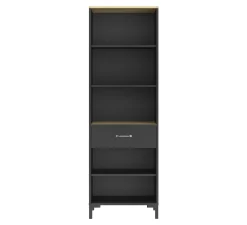 Offenes Bücherregal Manchester | 56 x 40 x 171 cm | Design Helvezia Oak