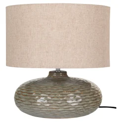 Oldham Tischlampe - Grüne Keramik