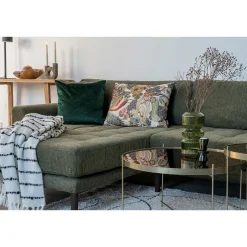 Olivgrünes Lido Lounge Sofa mit vier Kissen
