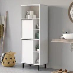 On10C Badezimmerschrank | 100 % MELAMIN | Weiß