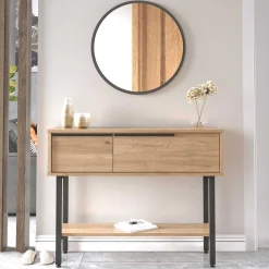 ON12 Sideboard | 100x30x76cm | mit Spiegel | Walnuss