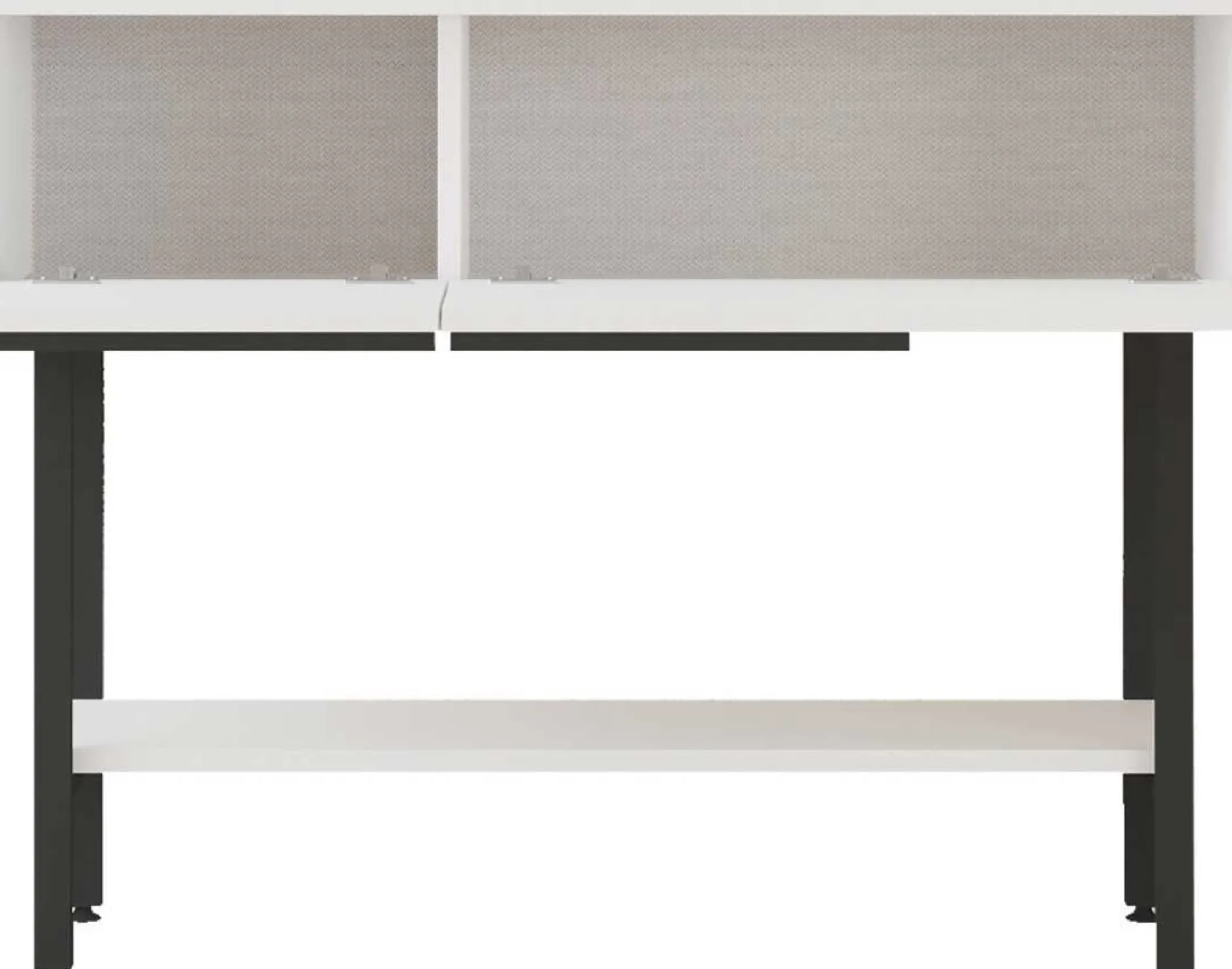 ON12 Sideboard | 100x30x76cm | mit Spiegel | Weiß