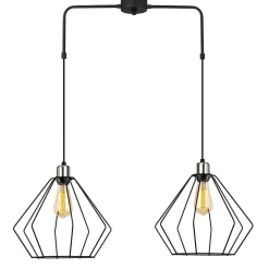 Opviq Kronleuchter | METALLKÖRPER | Höhenverstellbar | Schwarz