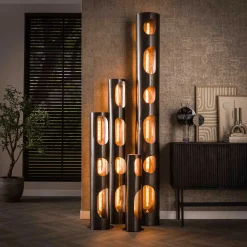 Orbit Stehleuchte 65 cm-schwarz nickel