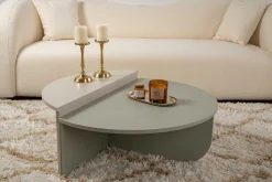 Orion Couchtisch | 100 % MELAMIN | Aschgrün, Sandstein