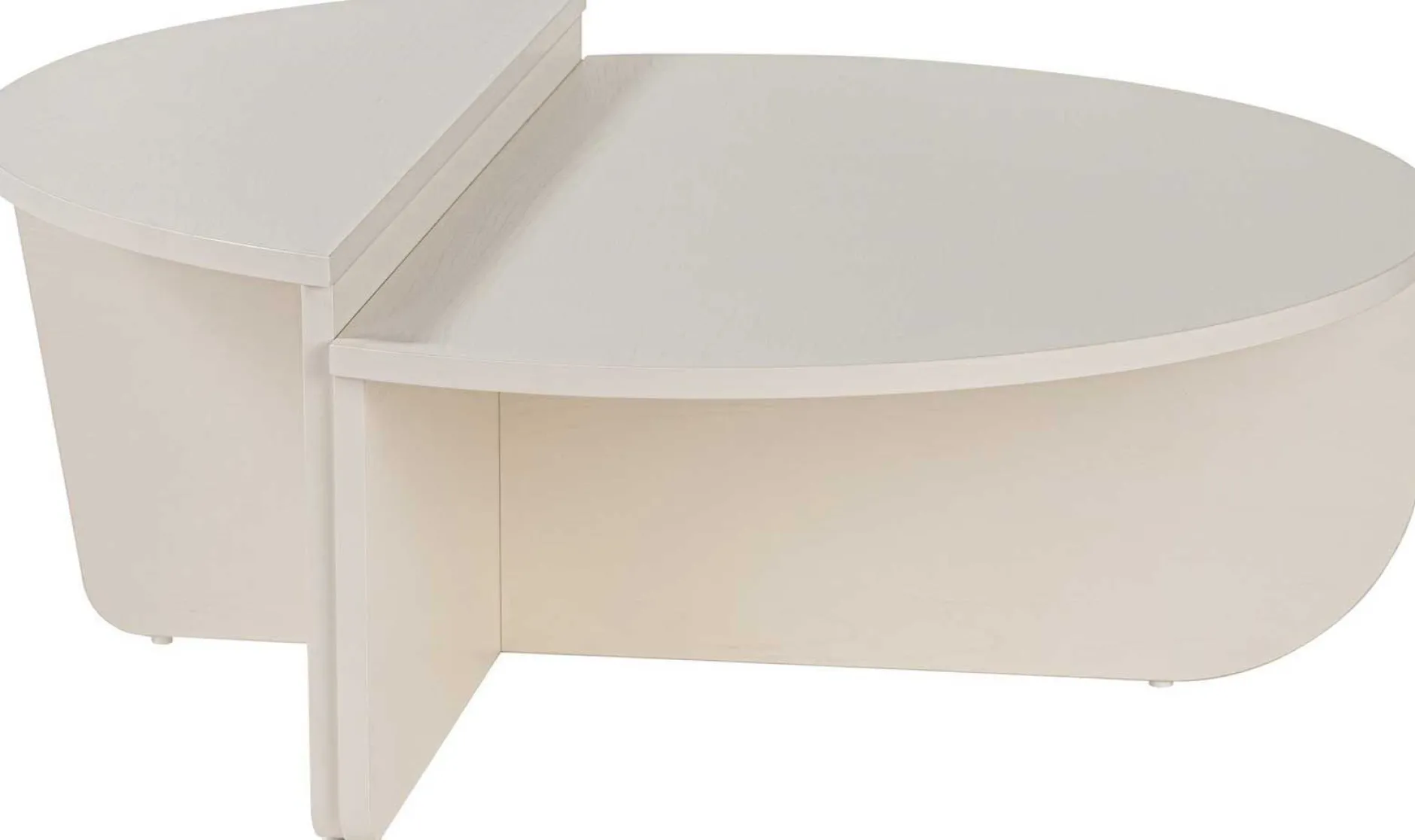 Orion Couchtisch | 100% MELAMIN | Holz Weiß