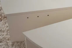 Orion Couchtisch | 100% MELAMIN | Holz Weiß
