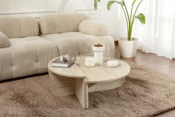 Orion Couchtisch | 100 % MELAMIN | Travertin