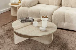 Orion Couchtisch | 100 % MELAMIN | Travertin