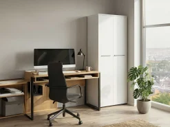 Osmond 80cm Aktenschrank mit 2 Türen - hellgrau