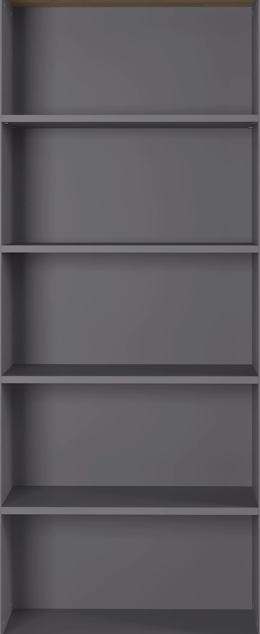 Osmond 80cm Bücherregal - graphit/quecksilber