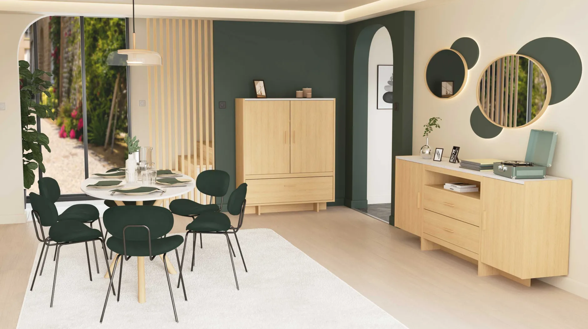 Ovaler Esstisch Stoik - 180x90x75cm - Keramik - Marmoroptik
