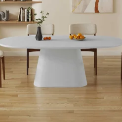 Ovaler Esstisch Tavares - 220x100x76cm - ecru