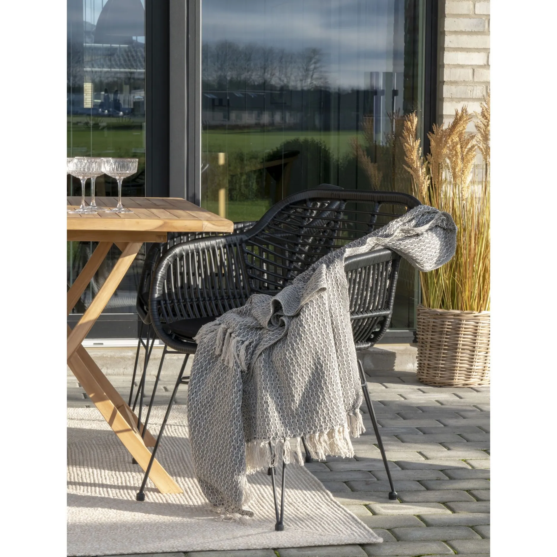 Oviedo Gartentisch - 120x80x75 cm - Teakholz massiv