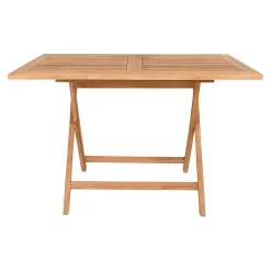 Oviedo Gartentisch - 120x80x75 cm - Teakholz massiv