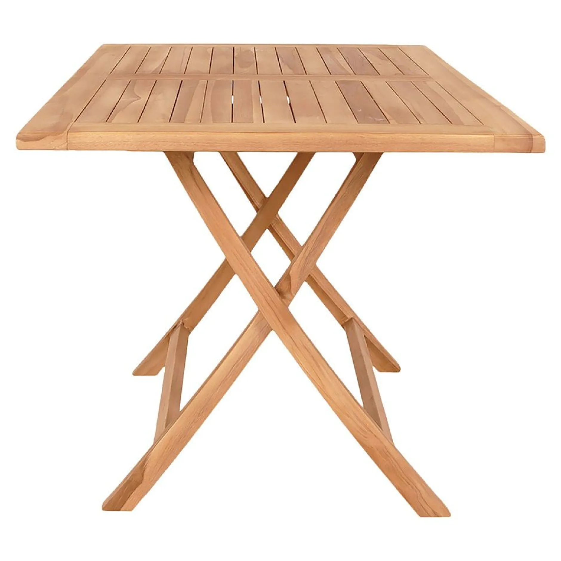 Oviedo Gartentisch - 120x80x75 cm - Teakholz massiv