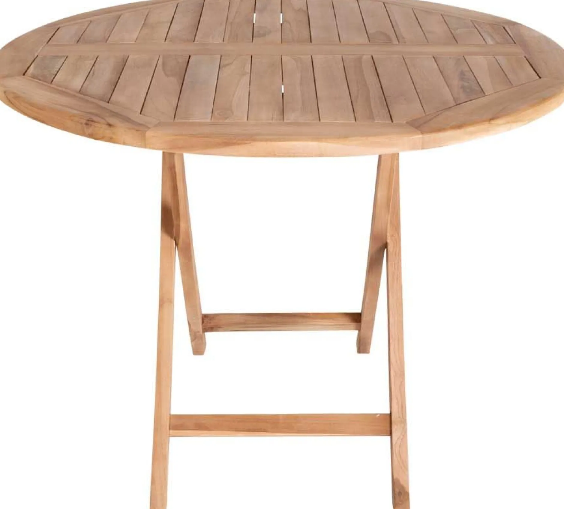Oviedo Teak Esstisch - Natur inspiriert Ø100x75 cm