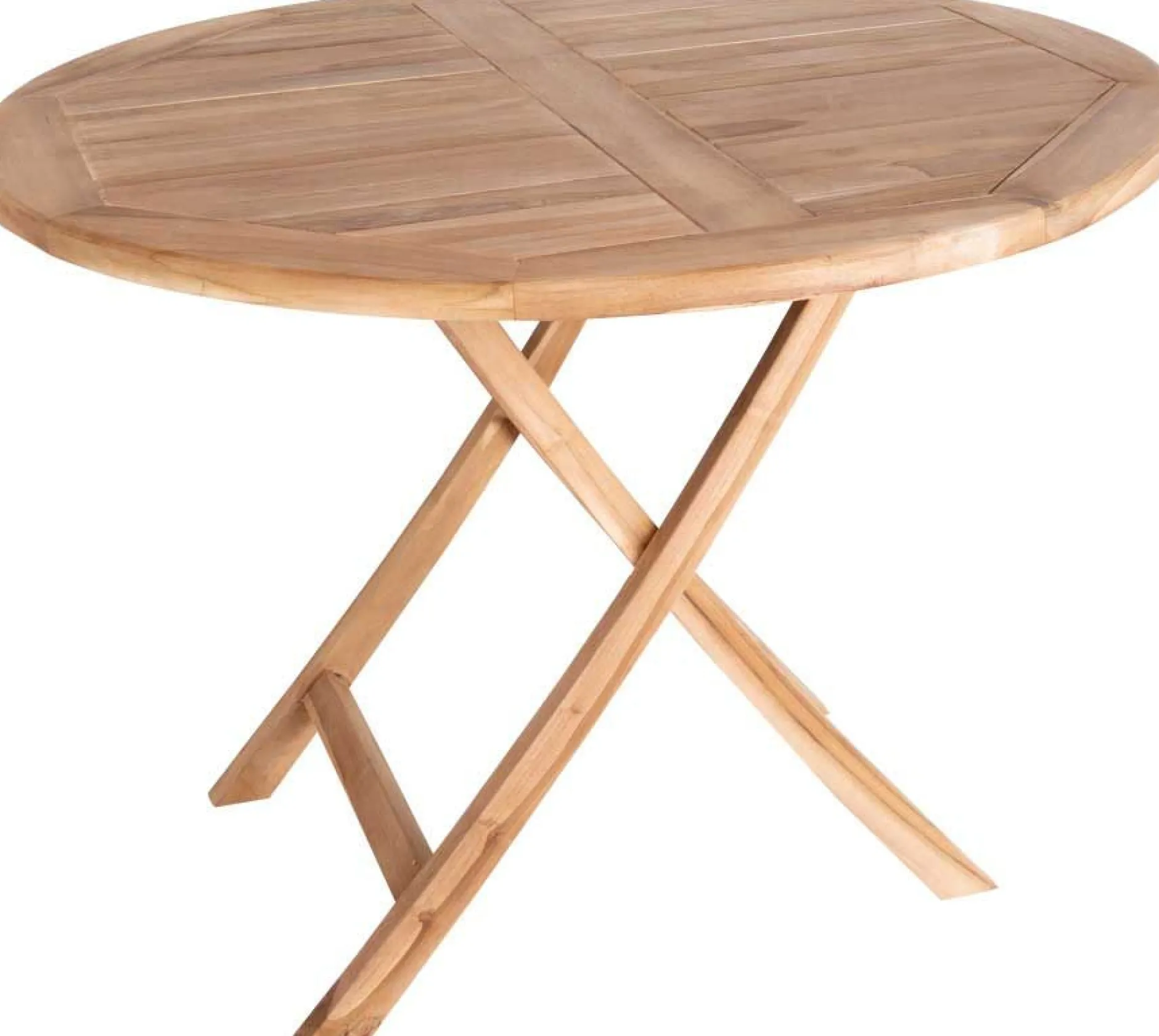 Oviedo Teak Esstisch - Natur inspiriert Ø100x75 cm