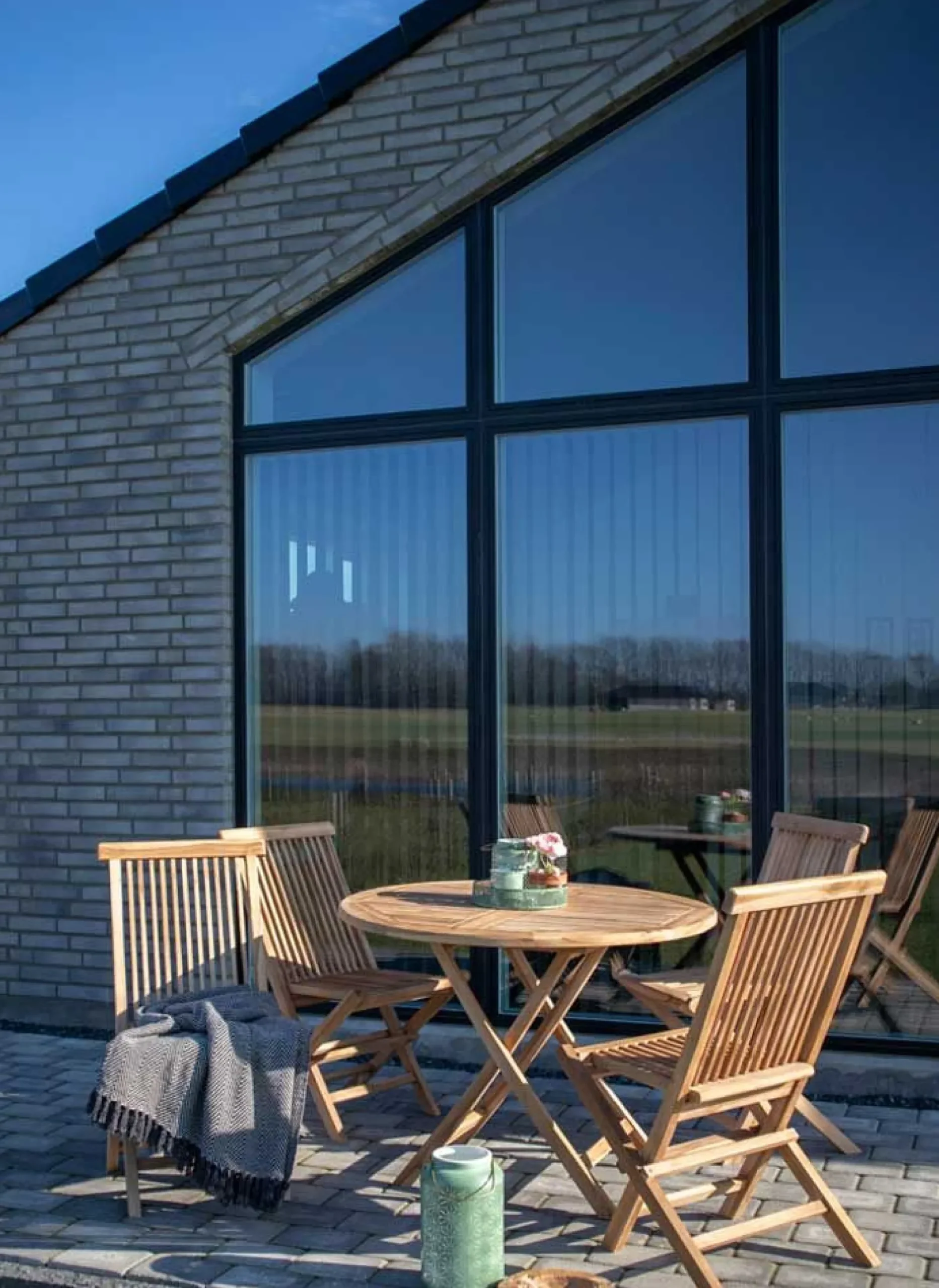 Oviedo Teak Esstisch - Natur inspiriert Ø100x75 cm
