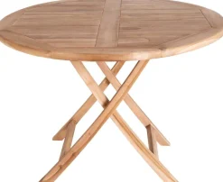 Oviedo Teak Esstisch - Natur inspiriert Ø100x75 cm