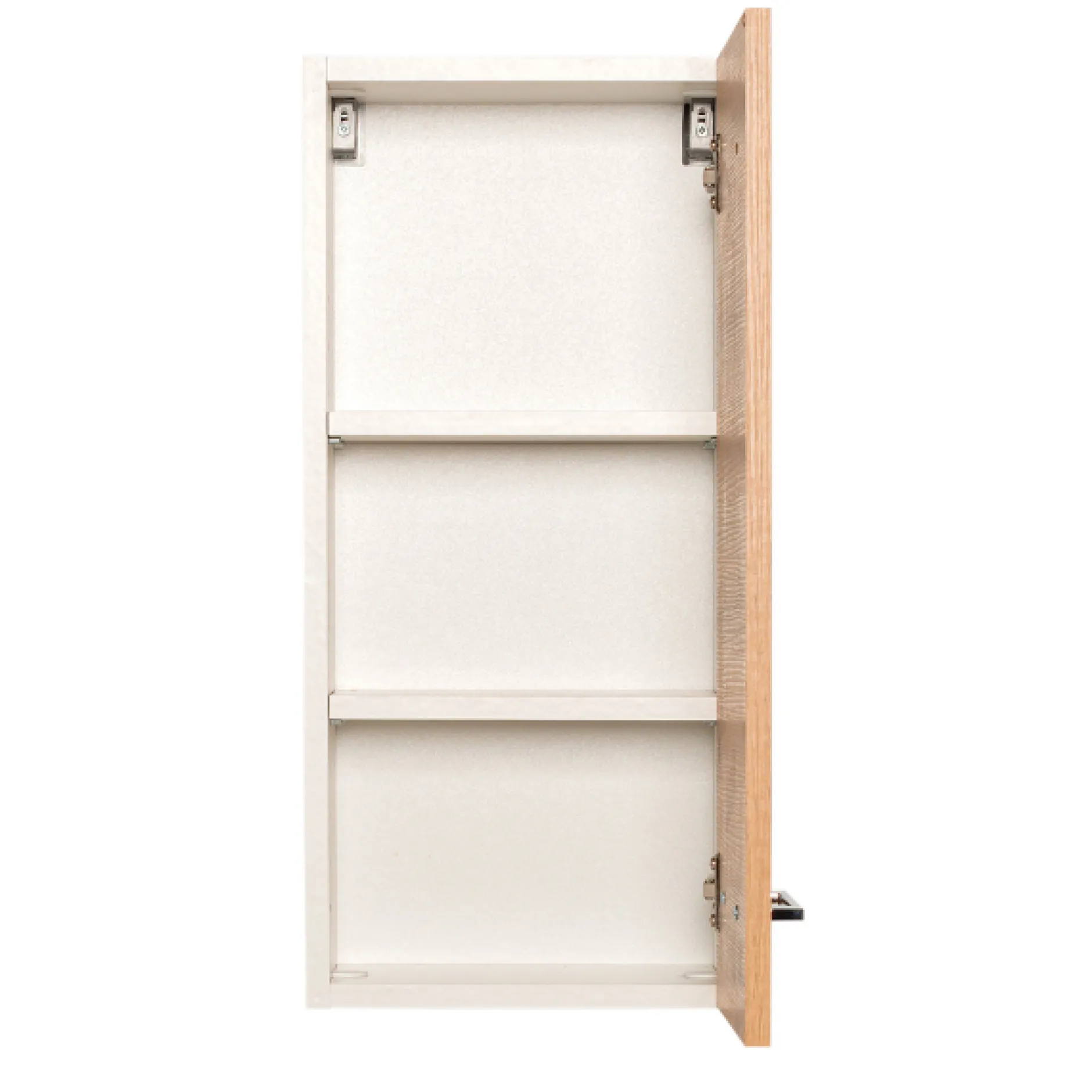 ParesBadezimmer : Spiegelschrank, Waschtischunterschrank, Hängeschränke - Eiche/Weiß
