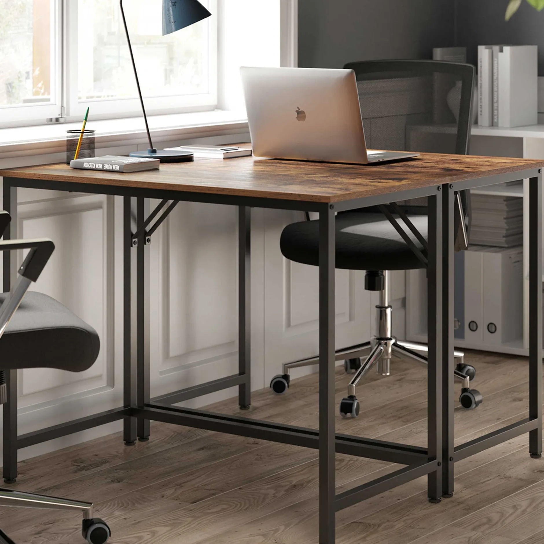 Pasadena Computertisch | 100 x 50 x 75 cm | Rostbraun