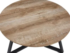 Paso" Dekor Altes Eichenholz Couchtisch | H41 x B80 x T80 cm
