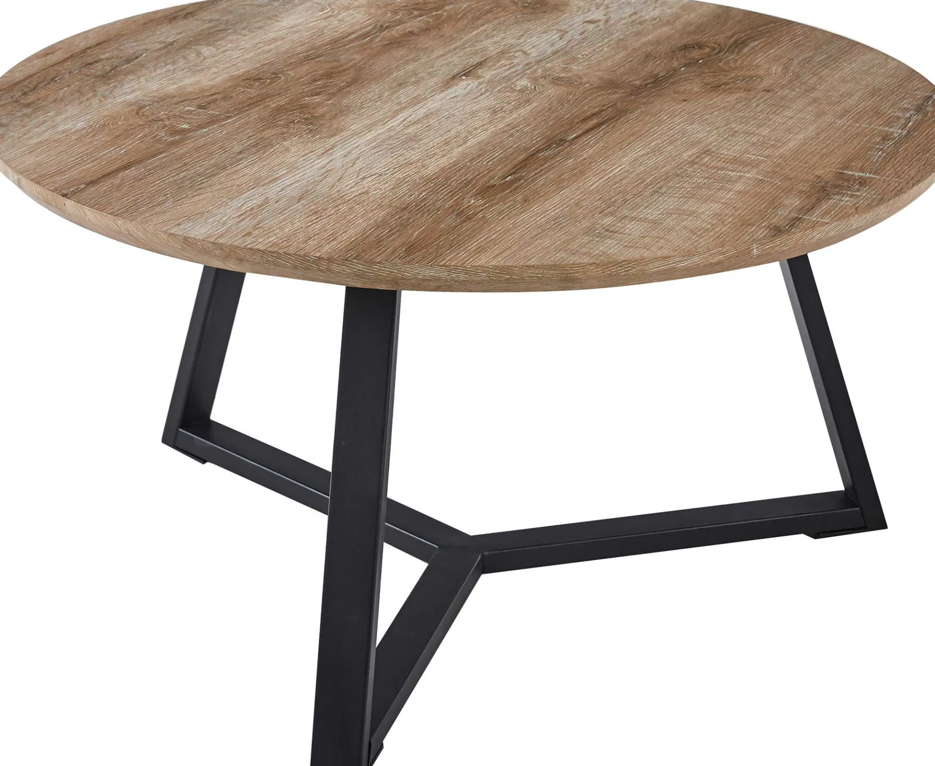 Paso" Dekor Altes Eichenholz Couchtisch | H41 x B80 x T80 cm