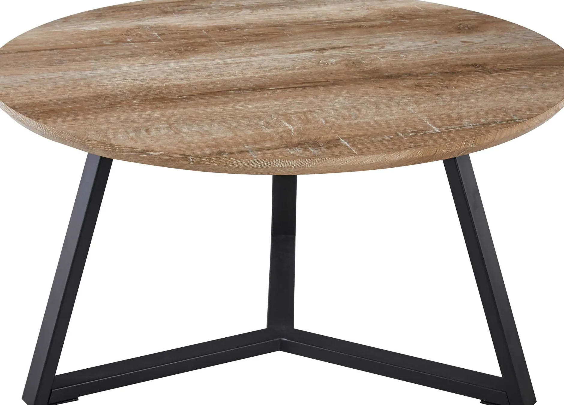 Paso" Dekor Altes Eichenholz Couchtisch | H41 x B80 x T80 cm