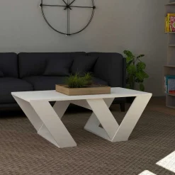 Pipra Couchtisch | 100 % MELAMIN | Weiß