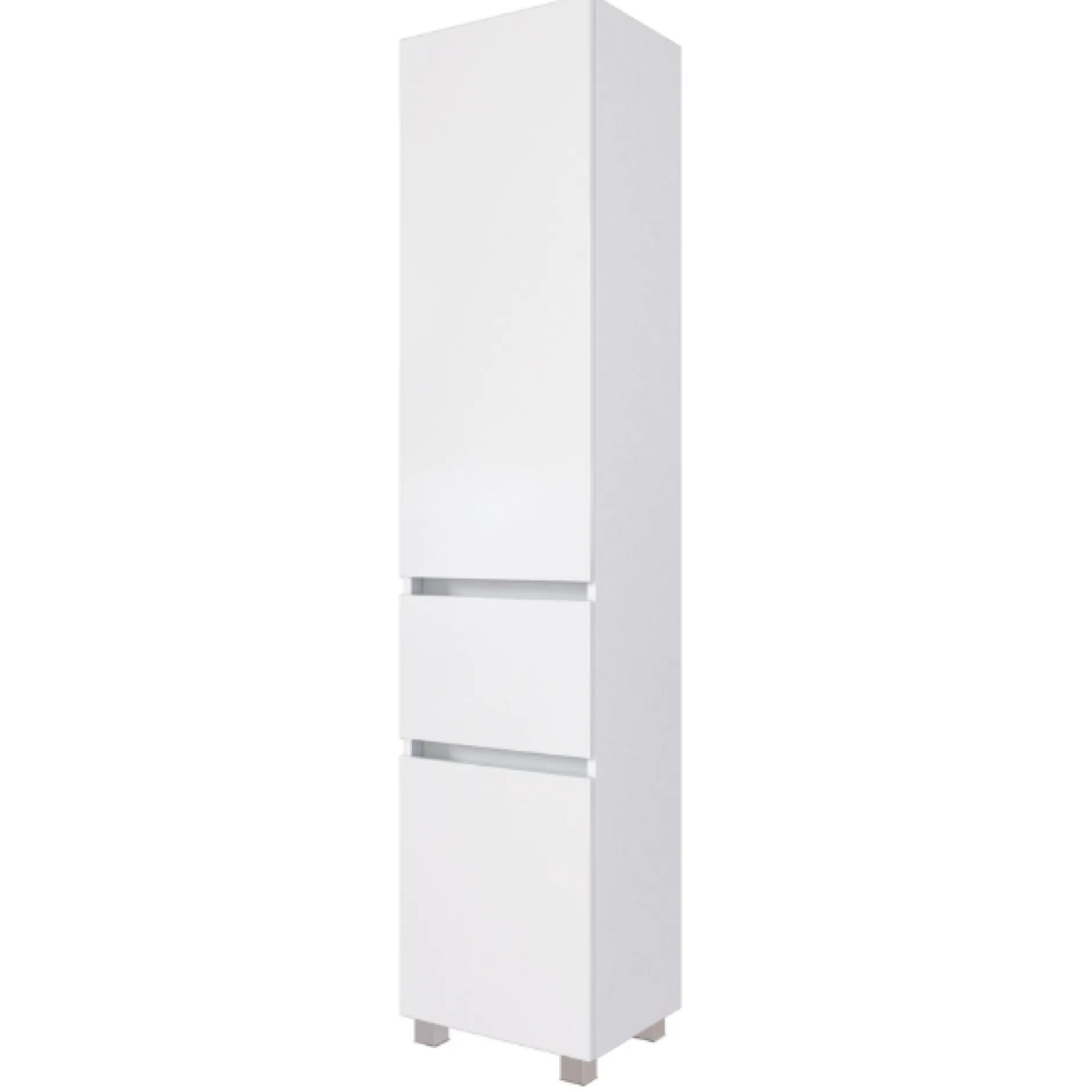 PiscaBadezimmer : Spiegelschrank, Waschtischschrank, Säulenschrank - weiß
