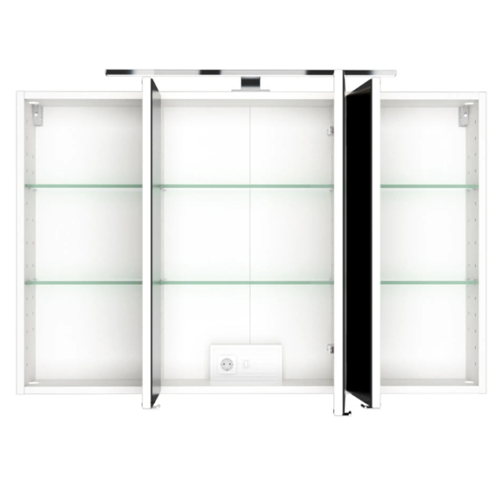 PiscaBadezimmer : Spiegelschrank, Waschtischschrank, Säulenschrank - weiß