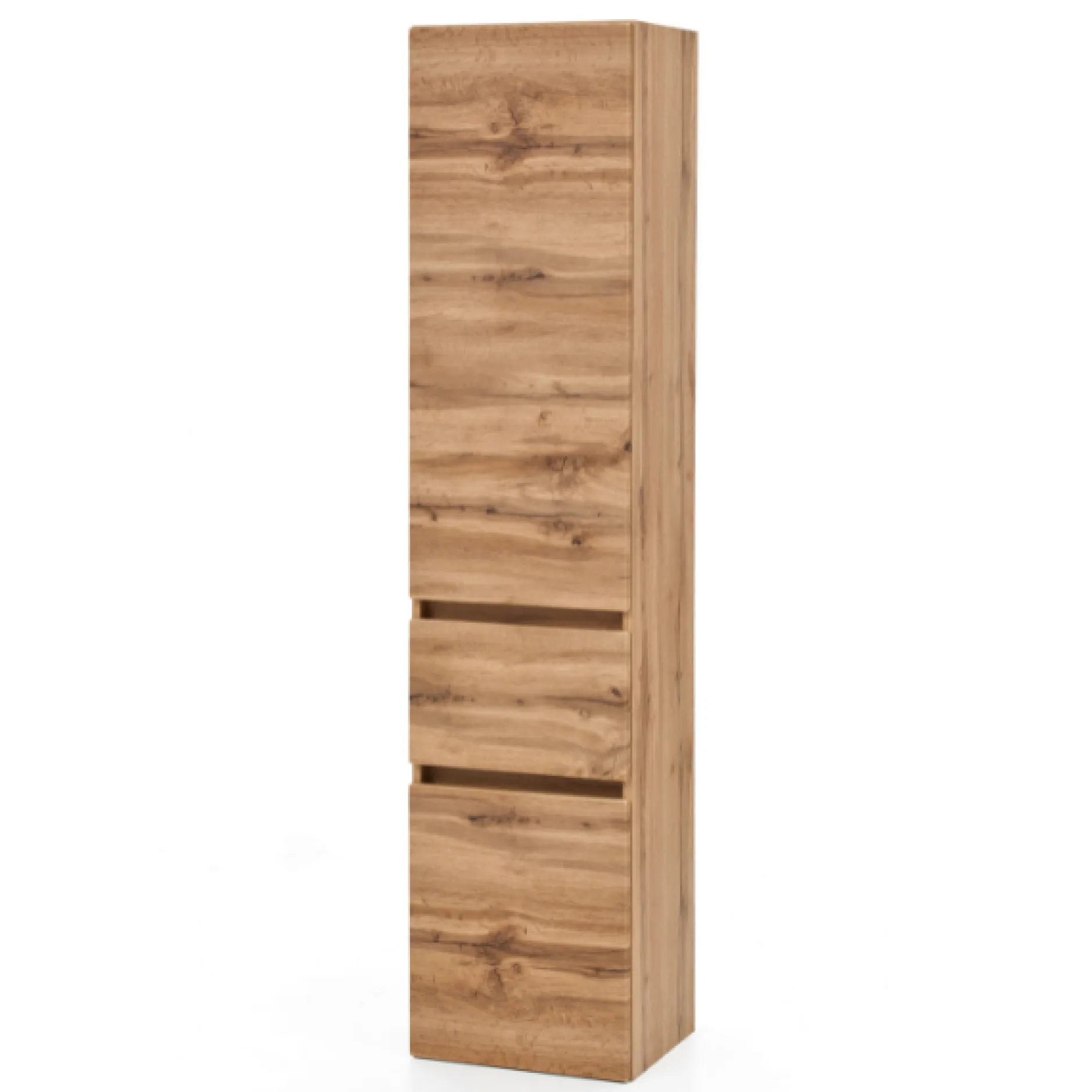PiscaBadezimmer : Spiegelschrank, Waschtischschrank, Säulenschrank - Eiche Dekor
