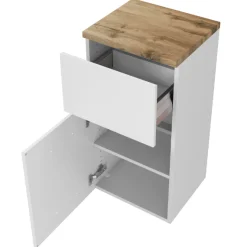 PiscaBadezimmer : Wandschränke, Spiegelschrank, Waschbeckenschrank - weiß