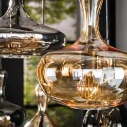 Pitcher Hängeleuchte 145 cm-gold/schwarz