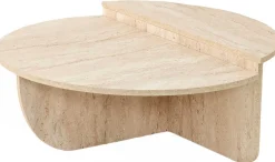 Podium Couchtisch | 100 % MELAMIN | Travertin