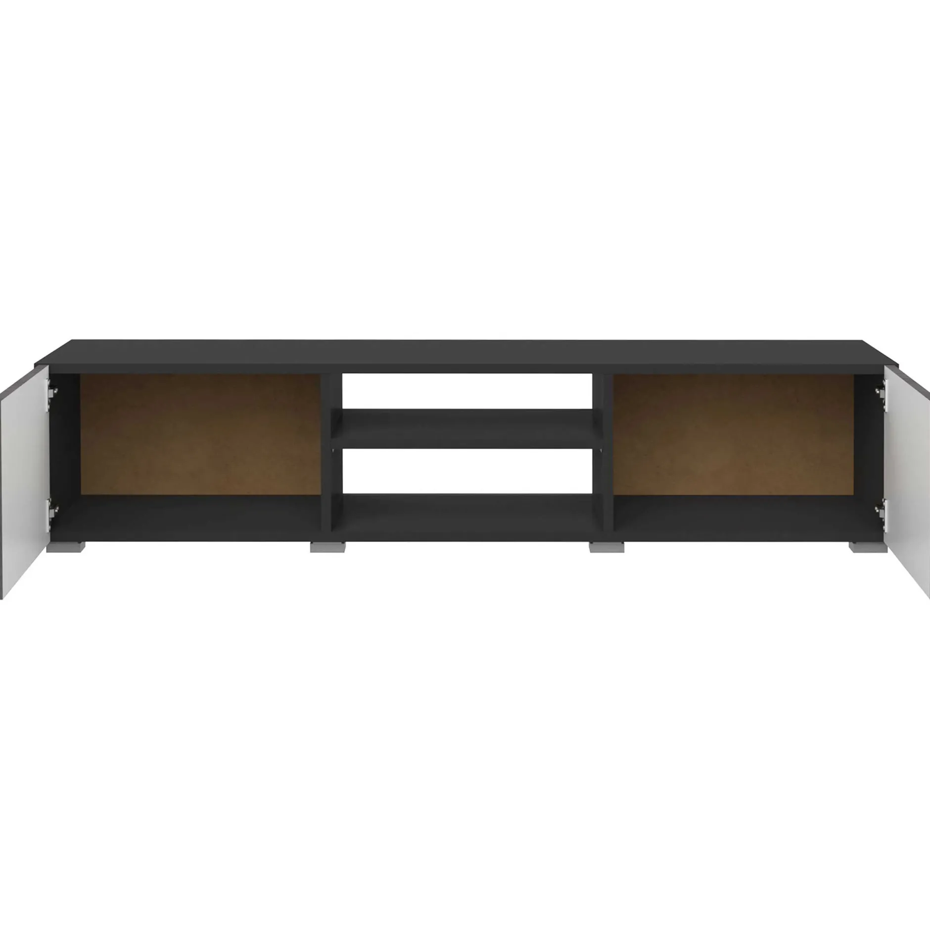 Podium TV-Möbel 140 cm - schwarz/Beton