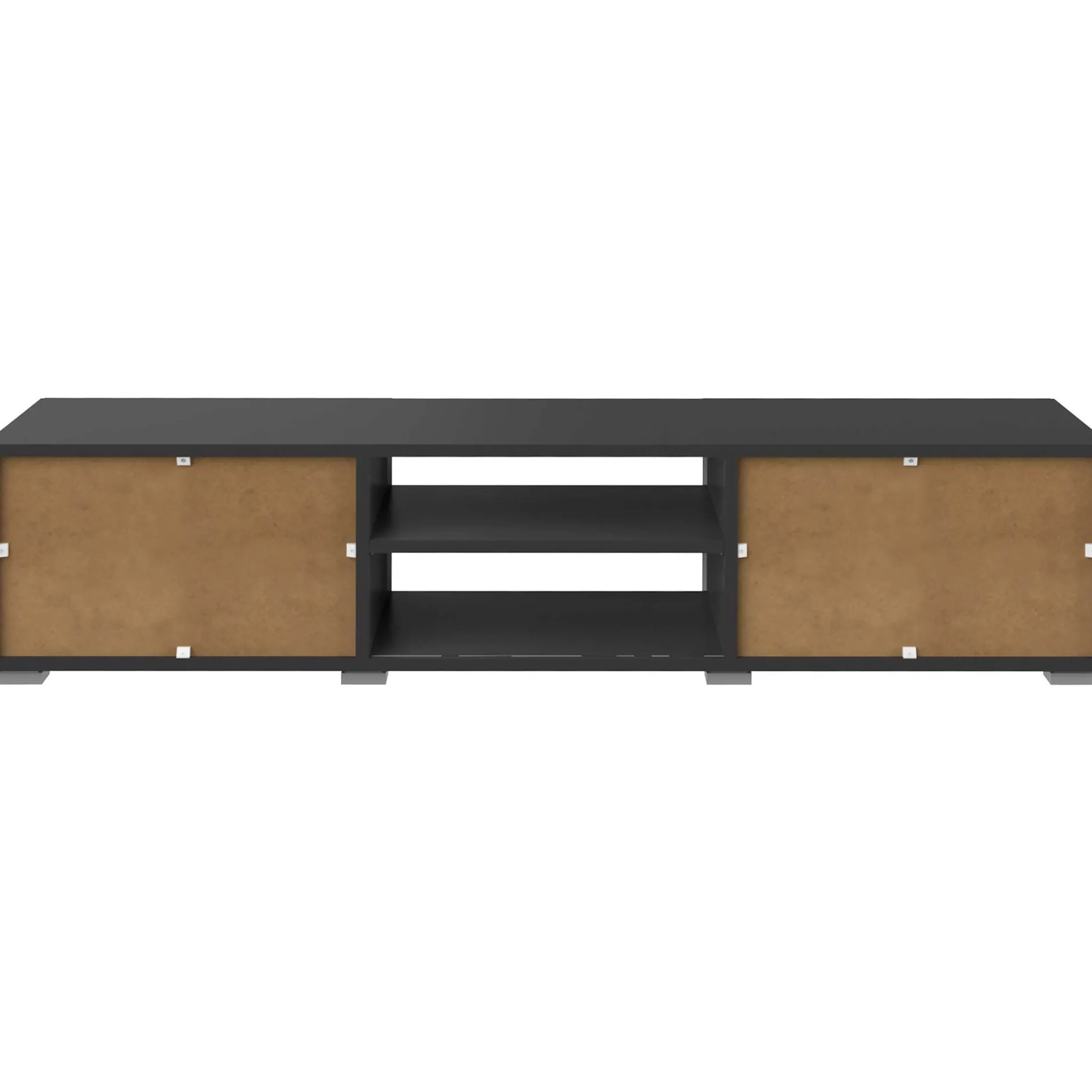 Podium TV-Möbel 140 cm - schwarz/Beton