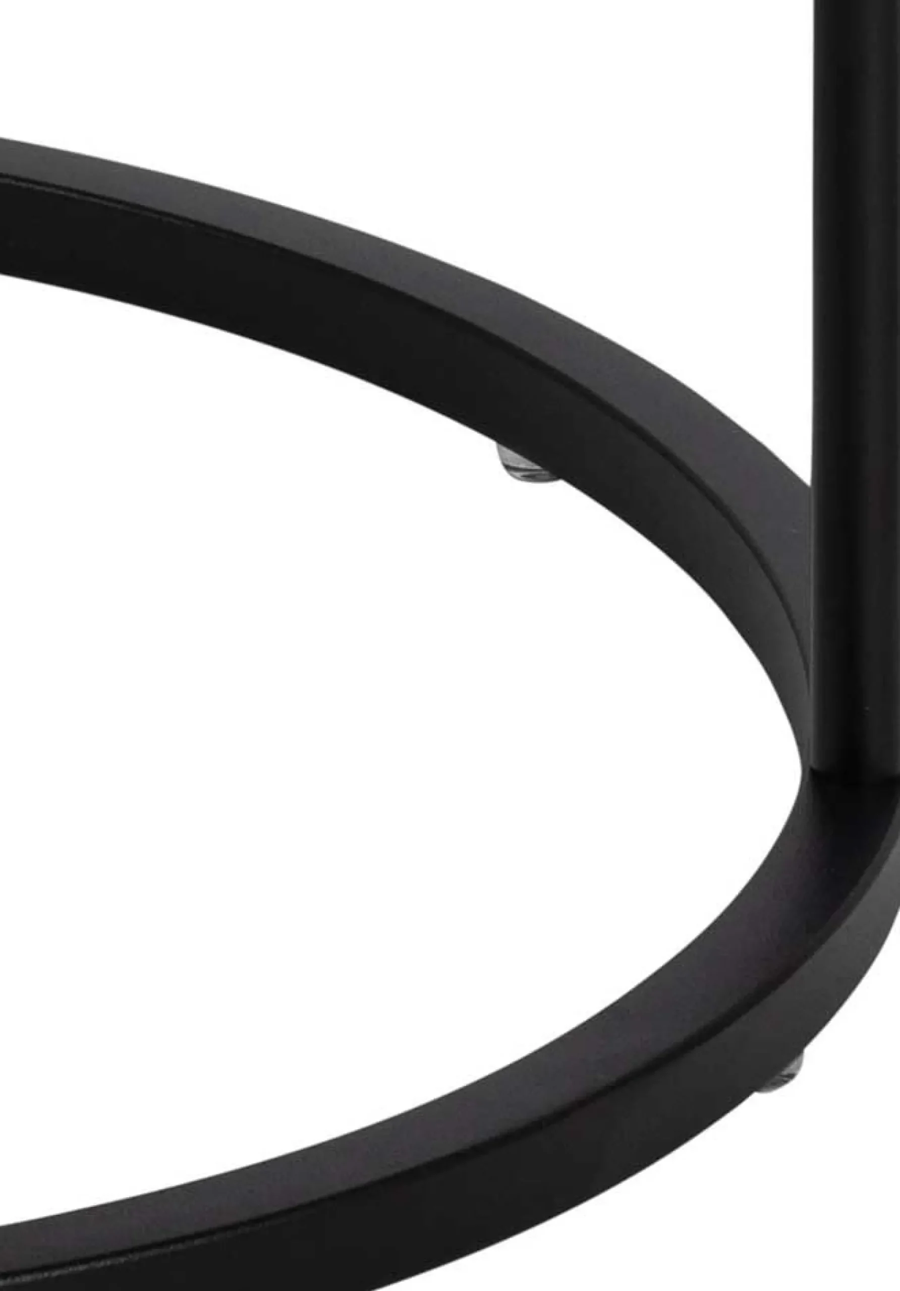 Polo Nachttisch mit Schublade - schwarz