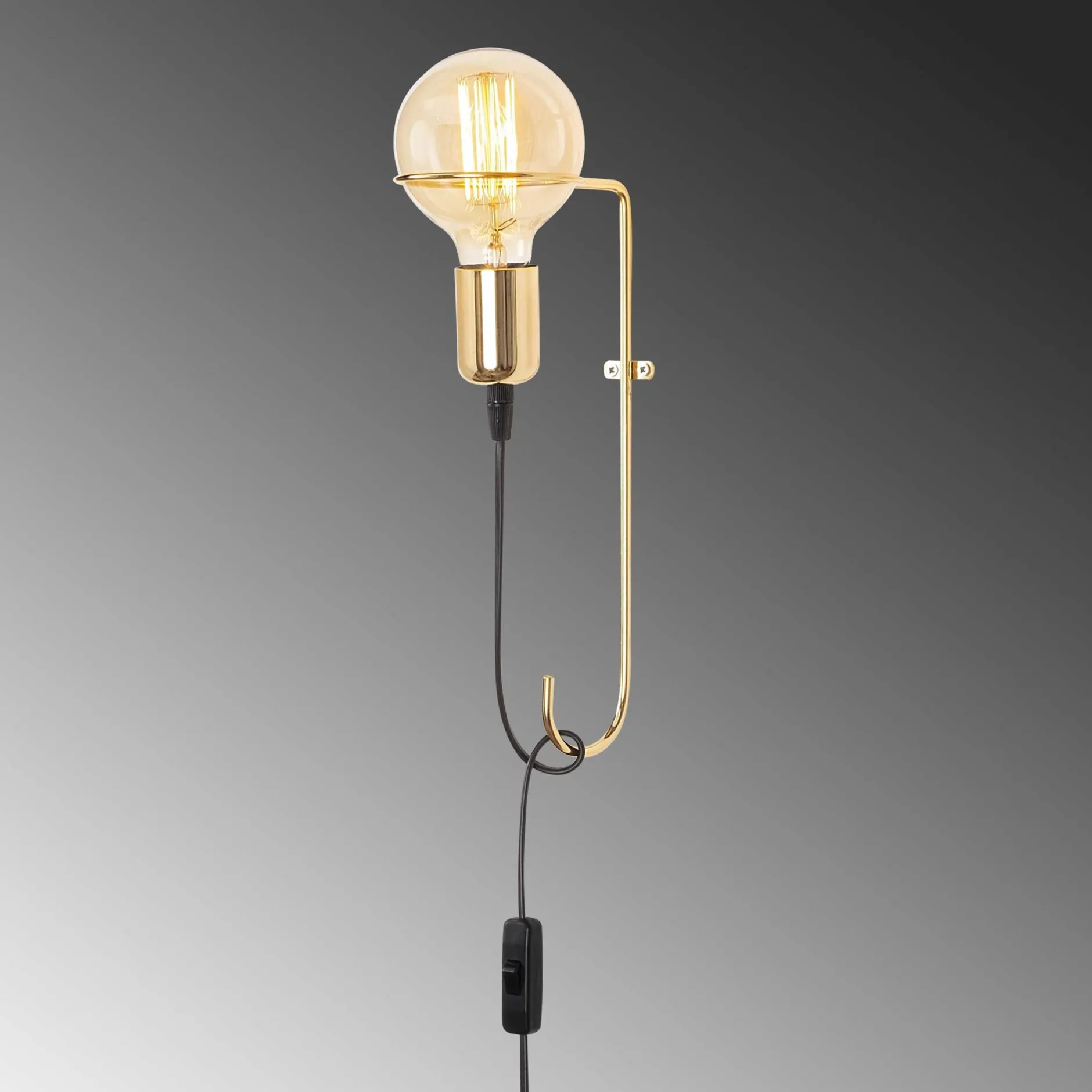 Pota Wandleuchte | EISENKÖRPER | Gold