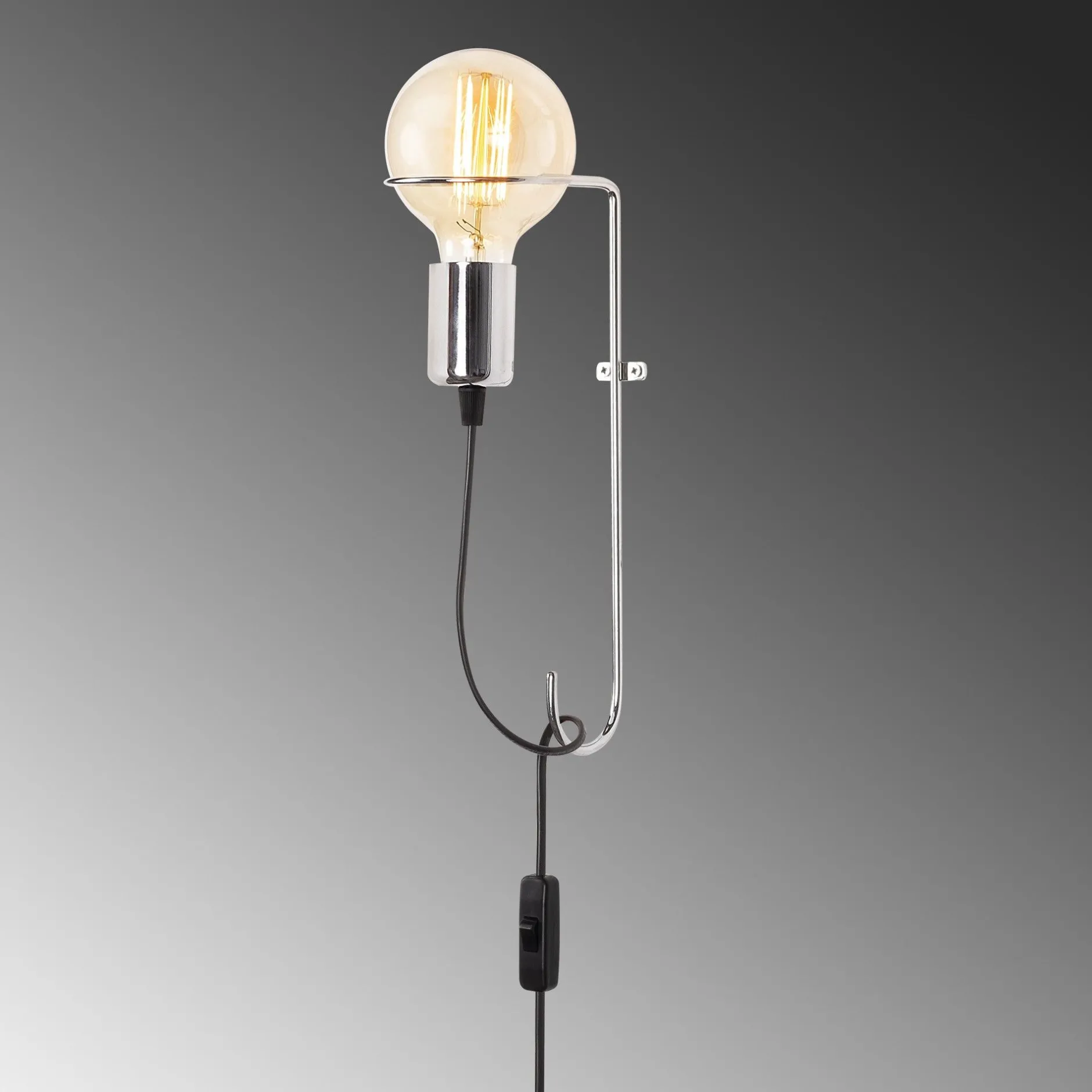Pota Wandleuchte | METALLGEHÄUSE | Chrom