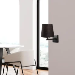 Profil Wandleuchte | METALLGEHÄUSE | Schwarz, Nickel, Creme